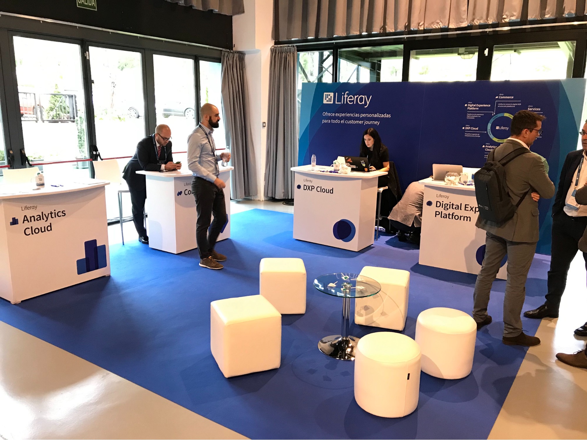 We had to ask the venue to replace the cubic seats to match the cylindrical ones.