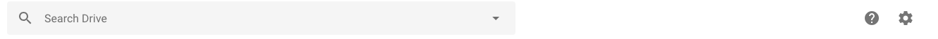Drive’s search box