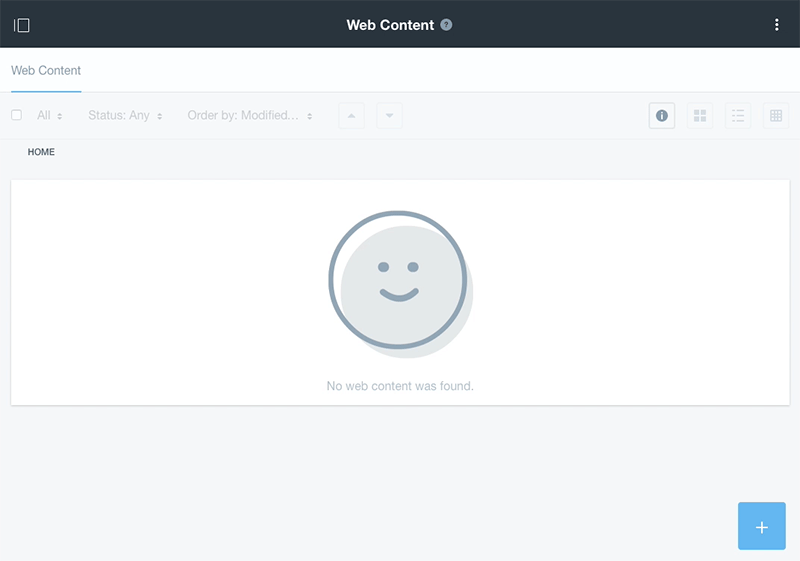 animations showing how initial empty state works