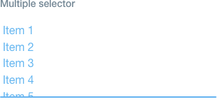 multiple selector active state