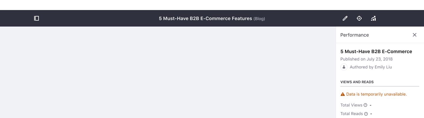 feedback indicator icon with message showed in a sidebar