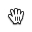 cursor hand open