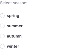 radio text is not capitalized