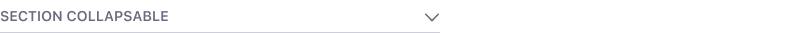 section collapsible component