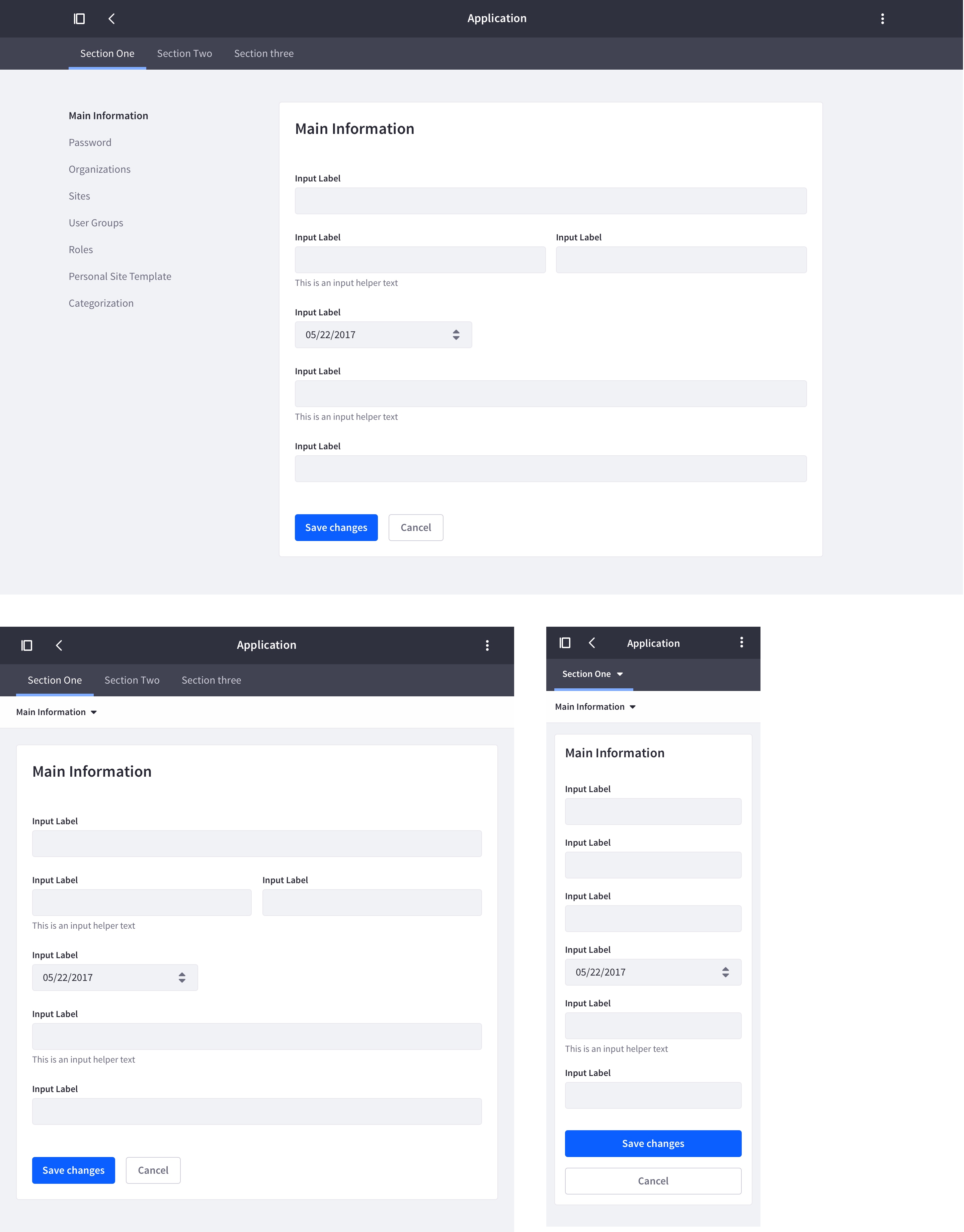 layout sidebar + box 8 columns example