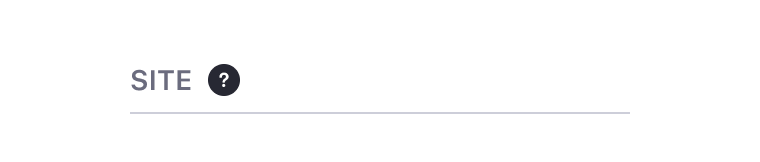 keep 16 pixels between a section title and help icon