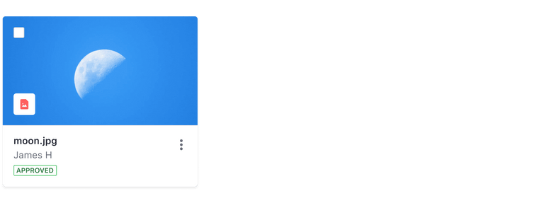 card with image default state