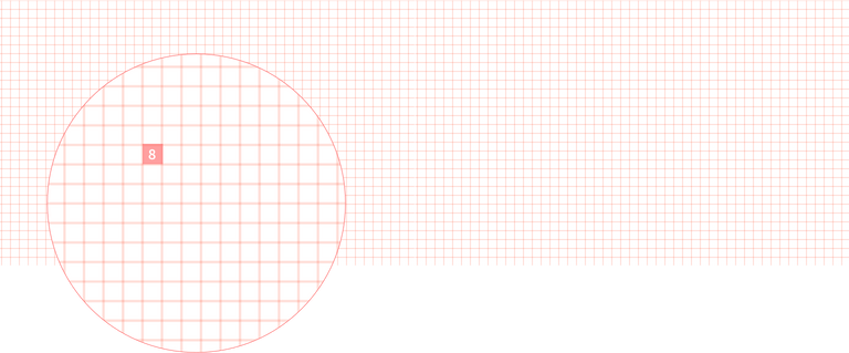 grid 8 pixels detail