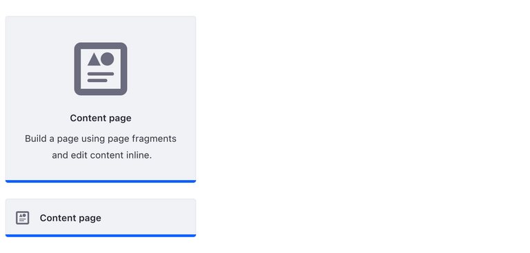 navigation card active state, the background gets a bit darker than in hover state