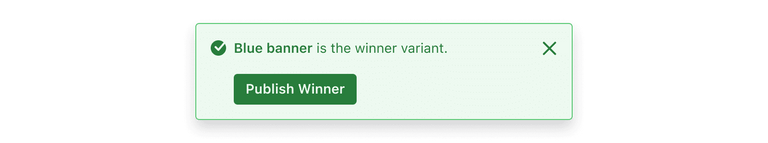 Alert with action-based color button
